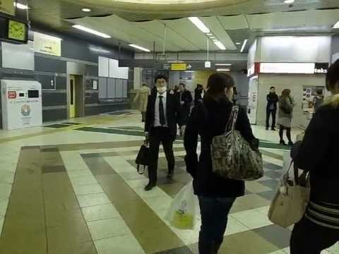 Quiet Former Entrance to Toyoko-Shibuya Station (130326)