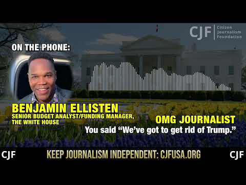 Our phone call with Benjamin Ellisten. We asked him what he meant by "We have to get rid of Trump."