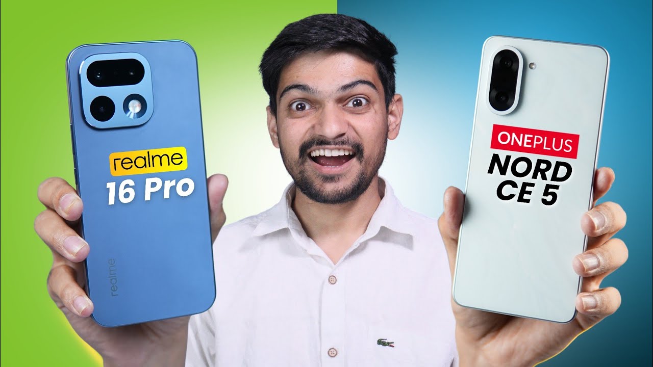 Realme 16 Pro vs OnePlus Nord CE 5 Best phone under 25000 🔥