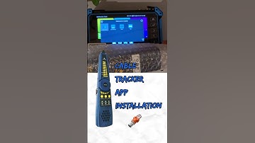 Cable tracker, CCTV network tester app installation. Netcctv UK 🛠️💻 #CCTV #Installation #Networking