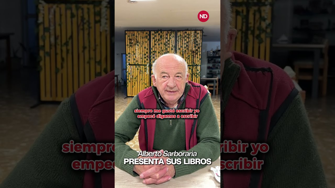 📚 Alberto Sarboraria. Una pasión por escribir que ahora se convierte en libros.