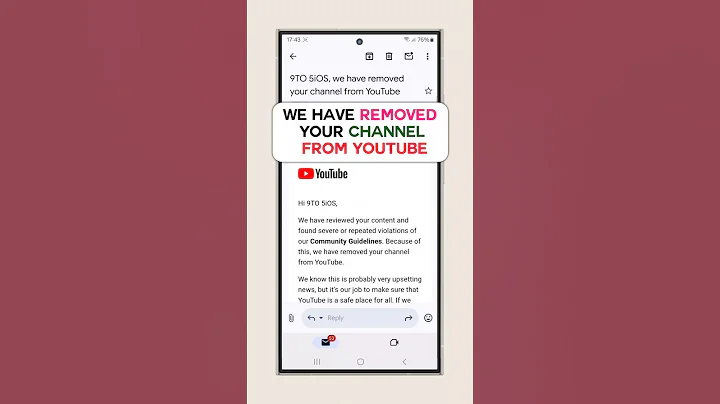 We have removed your channel from YouTube #Remove_Youtube_Channels #shorts