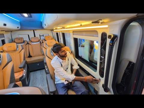 50 लाख की Urbania 😍 Modified Force Urbania | 9 Seater Urbania Luxurious Passenger Van | Force Motors