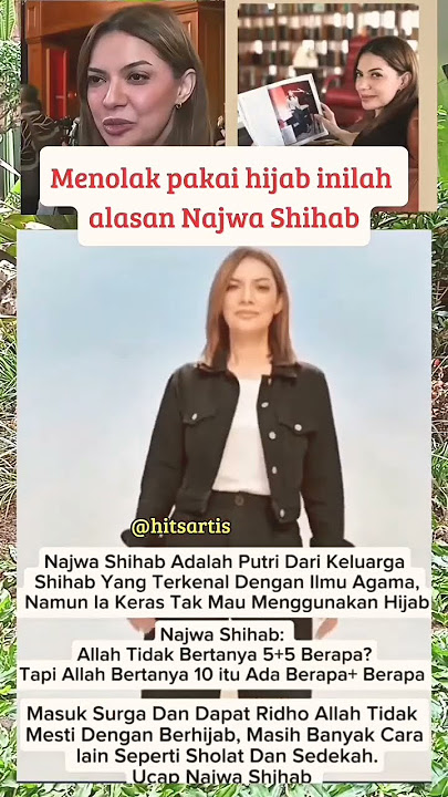 Fakta mengejutkan! ini alasan Najwa Shihab tidak mau pakai hijab!