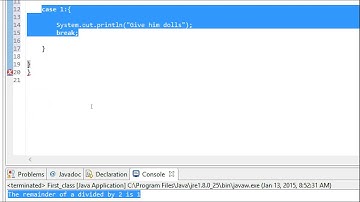 Java Beginners Tutorial- 12: Switch Statements