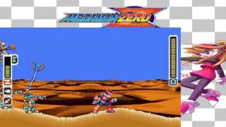 mega man zero GBA part 2 destroy the train and find the shuttle