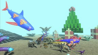Escape from SUPERMAN GREAT WHITE SHARK - Escape from Monster - Animal Revolt Battle Simulator screenshot 5