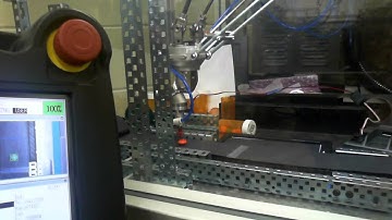 Hennepin Tech ARET: FANUC Delta Robot Moving Pick Test