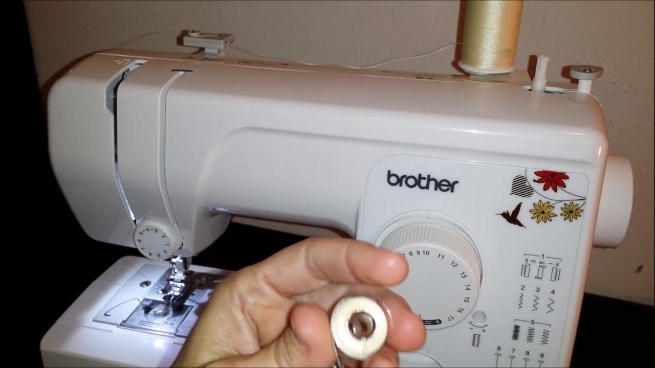 How to Thread and Properly Insert a Bobbin - Brother JX2517 Lightweight  Full Size Machine 