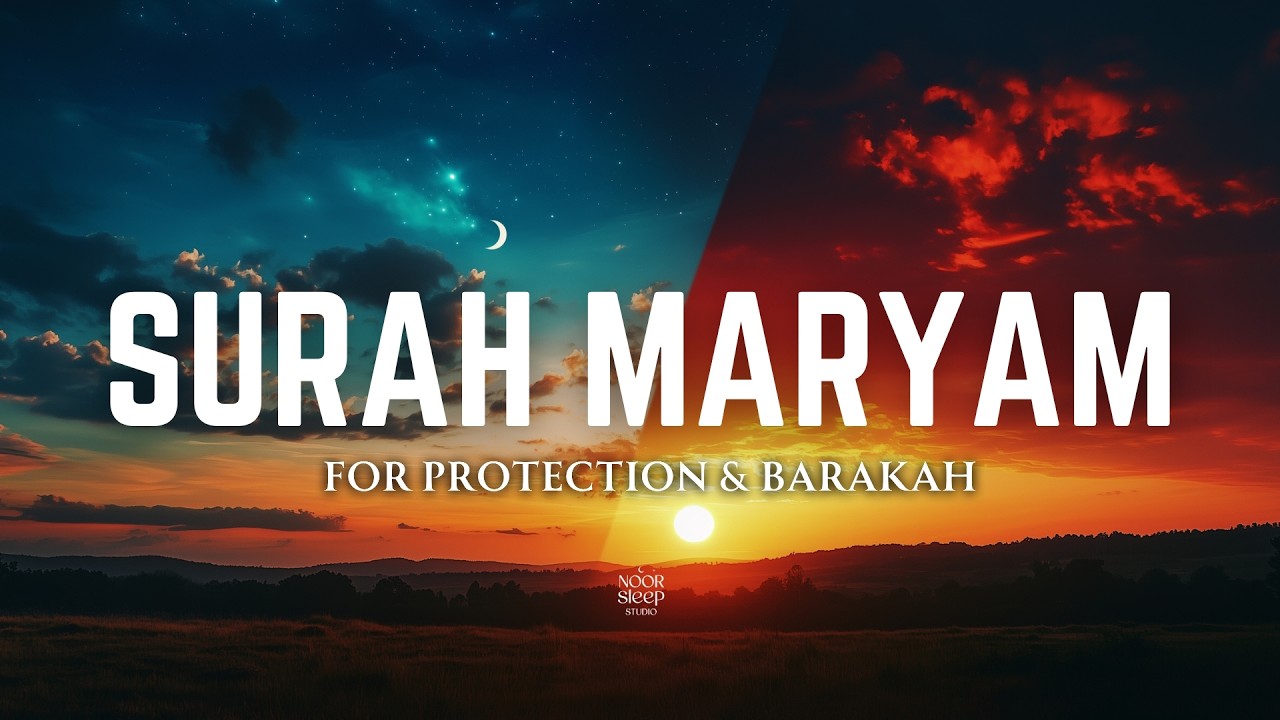 Surah Maryam سورة مريم | Beautiful Quran Recitation | RAMADAN 2026 | Noor Sleep Studio