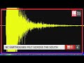 North Carolina earthquake felt across the South