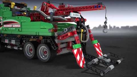 Lego Technic | 42008 | Service Truck | Lego 3D Review