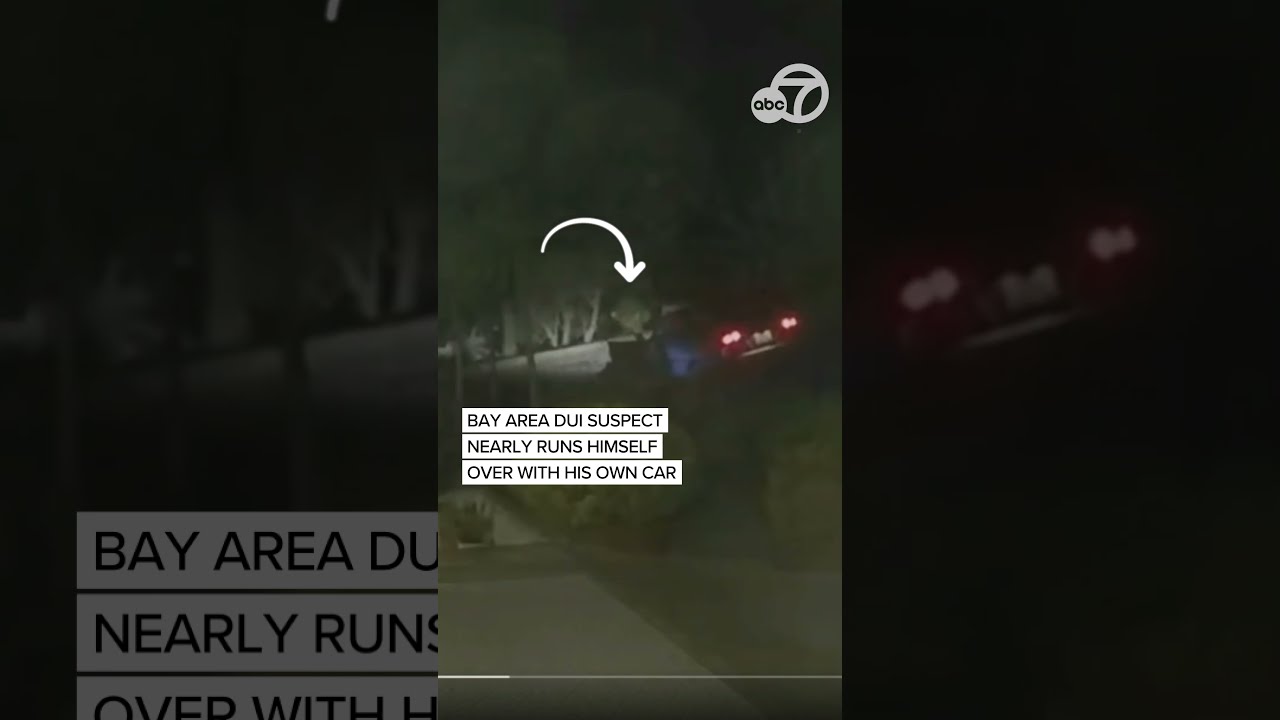 Bay Area DUI Suspect Nearly Runs Himself Over With His Own Car