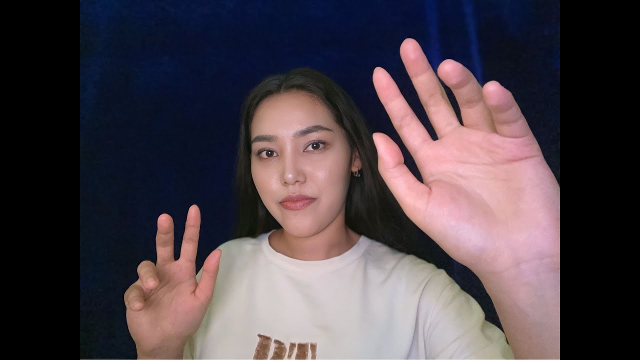 АСМР Расслабляющий массаж лица (без музыки) / ASMR Relaxing facial massage (no music)