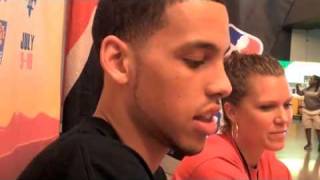 Detroit Pistons - Austin Daye interview at the 2010 NBA Summer League