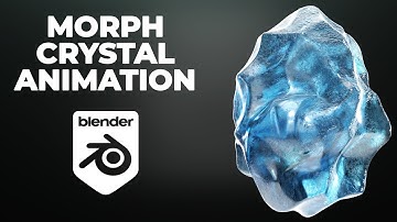 Morph crystal animation in Blender