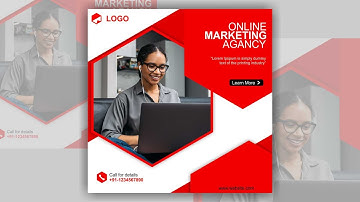 CorelDraw x7 tutorial - Trend Social Media Post Banner Design Tutorial | Banner Design tips - tricks