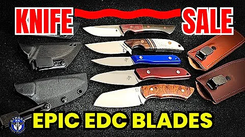 KNIFE SALE! 5 Epic EDC Fixed Blades & a Few Folders You Don’t Want to Miss!