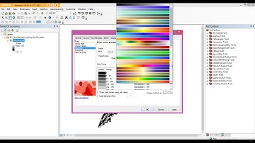 How to displaying Raster Data in ArcGIS?