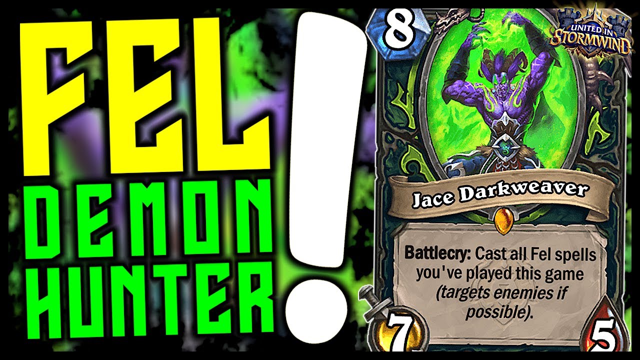Hearthstone | FEL DEMON HUNTER | Il'gynoth OTK stil possible?! | So much HEAL  | United in Stormwind