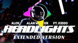 Headlights Alan Walker & Alok - feat.Kiddo 【1 HOUR】