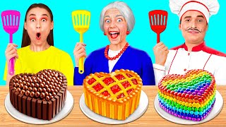 Défi De Cuisine Moi vs Grand-Mère | Astuces De Cuisine Amusantes par Fun Teen