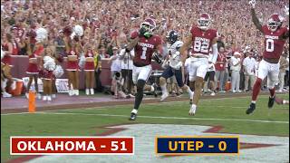 Details Oklahoma Football Highlights: No. 10 Oklahoma def. UTEP 51-0 | 9/4/2026 Update