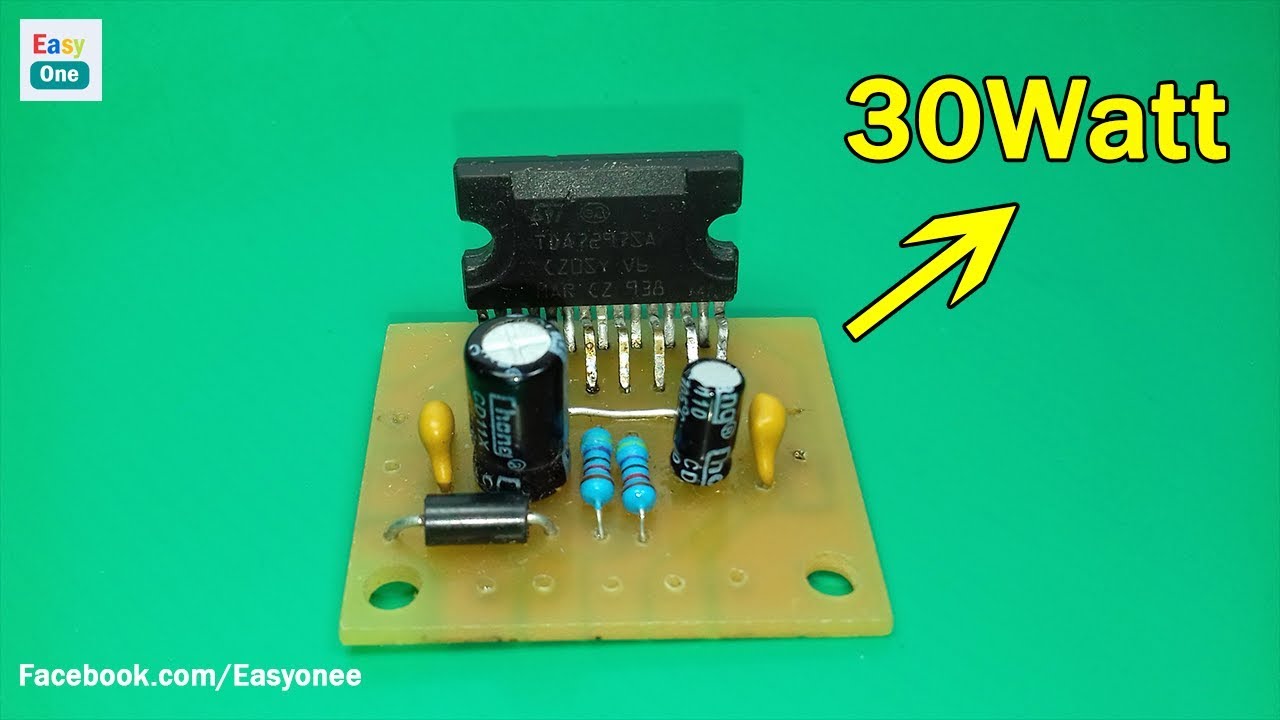 How to Make Stereo Audio Amplifier TDA 7297SA | 30Watt - YouTube