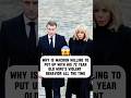 Why is Macron willing to keep putting up with his 72-year-old wife's violent behavior?#celebrity
