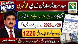 Good News For Behbood Savings Customers || National Savings Increases Profit Rates Upto 1220