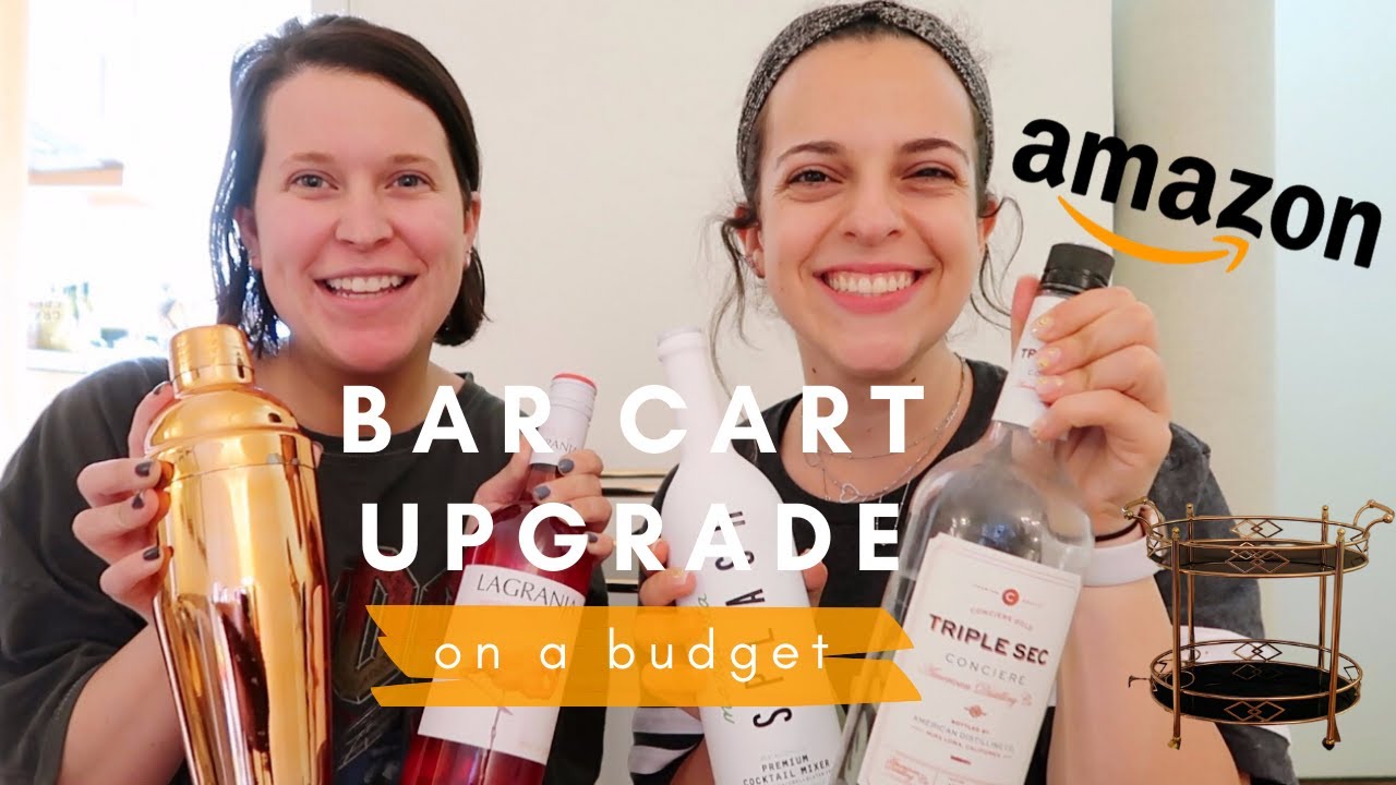 Cheap Bar Cart Upgrade// AMAZON FINDS