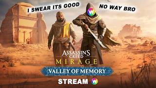 Actually Good Ubisoft Content? | Assassin's Creed Mirage: Valley Of Memory Stream