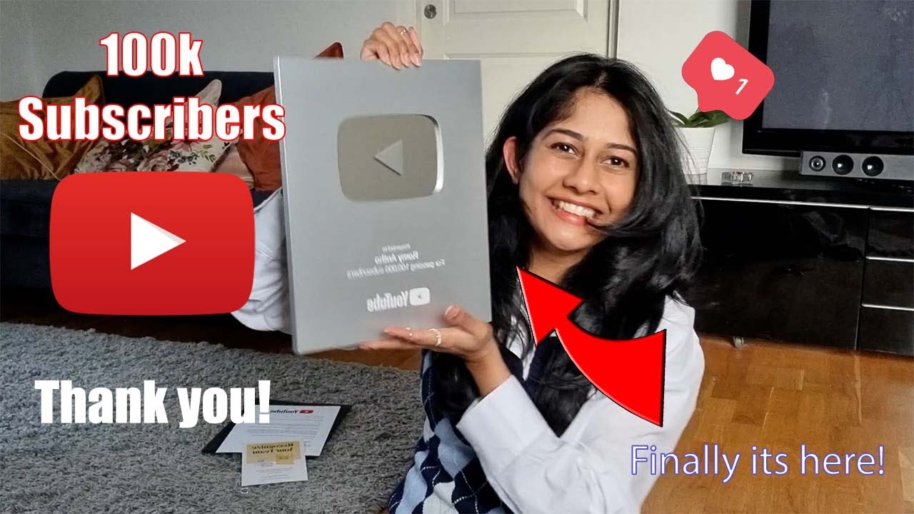 UNBOXING MY SILVER PLAYBUTTON! ☺️💖