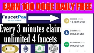 Earn 50 dogecoin daily?dogecoin faucet instant payout?dogecoin mining Site Trx faucet claim