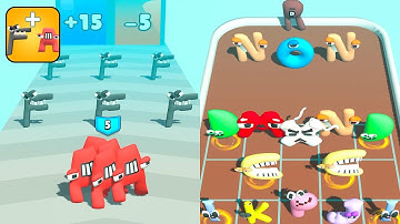 Merge Alphabet: Lore Run - Gameplay Walkthrough Android,ios