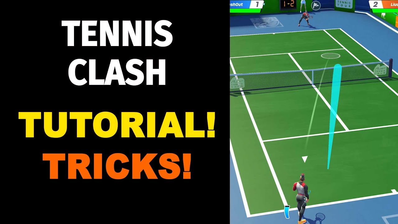 Tennis Clash TUTORIAL - How to beat higher rated players! (Mixed with some  lower) - YouTube