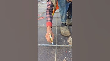 Mark spacing slab rebar #shorts #construction #skills #youtubeshorts