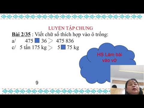 Môn Toán lớp 4- Tuần 6 Bài: Luyện tập chung