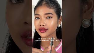 Dark lips but make it pretty ✨💋 #lipglocolorbalm #lippie #tintedlipbalm