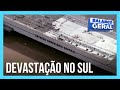 Cenário é de destruição após enchentes no Rio Grande do Sul