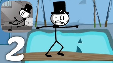 Prison Break: Stickman Story - Gameplay Walkthrough Part 2 - Underwater Levels 11-20