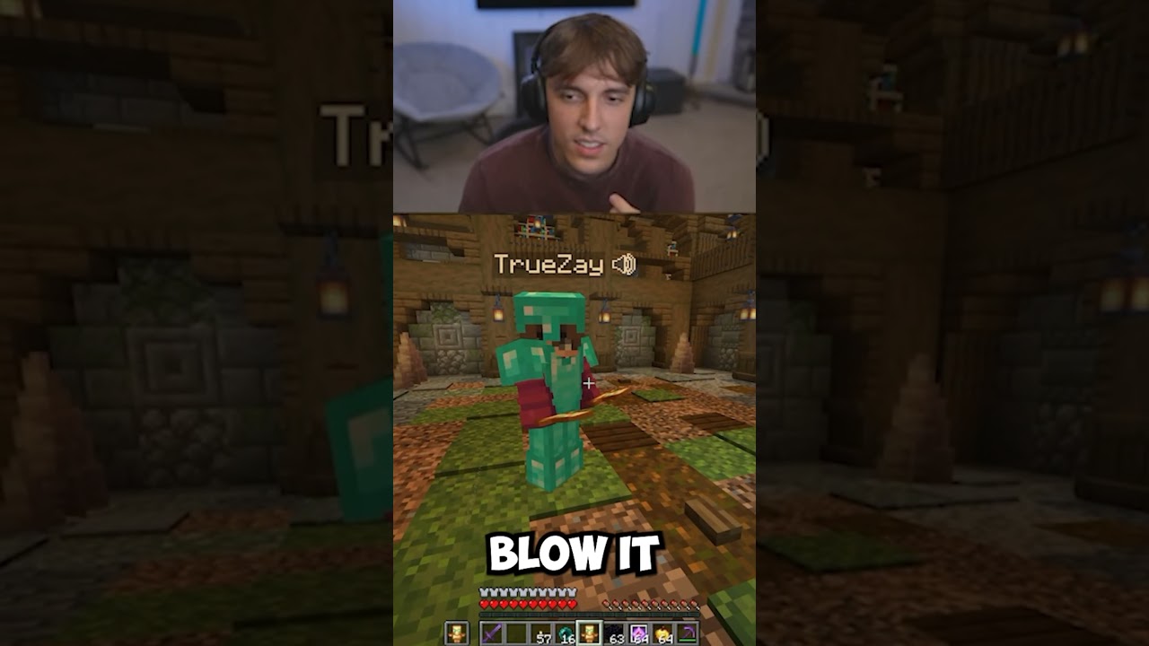 DrDonutt Blows Up TrueZay’s Base (DonutSMP) #donutsmp #drdonutt #explosion #blowup #base