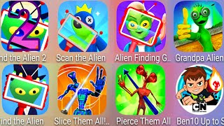 Find The Alien (1 +2) & Scan The Alien,Alien Finding Game,Grandpa Alien Escape Game,Slice Them All.. screenshot 3