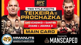 UFC 275 Results | MMANUTS MMA Podcast