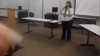 Demonstration Speech, Heather Noel, CVCC, CST 110