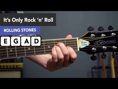 How to play 'It's Only Rock 'N' Roll (But I Like It)' by Rolling Stones with Four Easy Chords