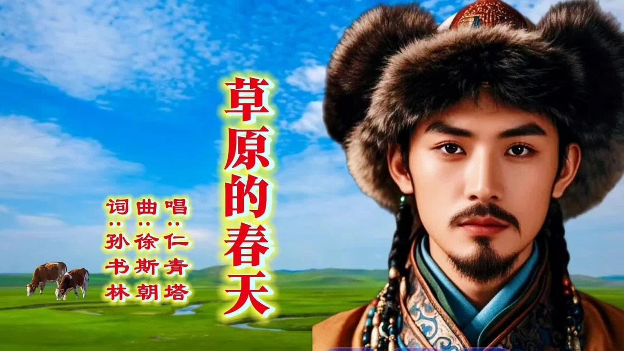 《草原的春天》歌声优美旋律醉人，沁人心脾。#仁青塔