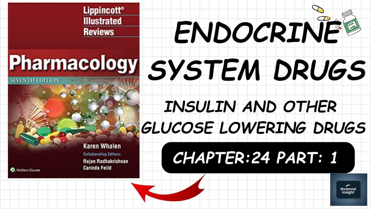 Insulin and other glucose lowering drugs [Endocrine system drugs] from lippincott chapter:24