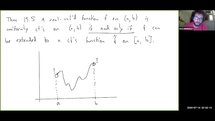 Lecture 13.7 - Extending Uniformly Continuous Functions
