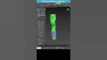 Wrap Geometry with Conform Modifier in 3ds Max | Quick Tutorial #shorts  #3dsmax